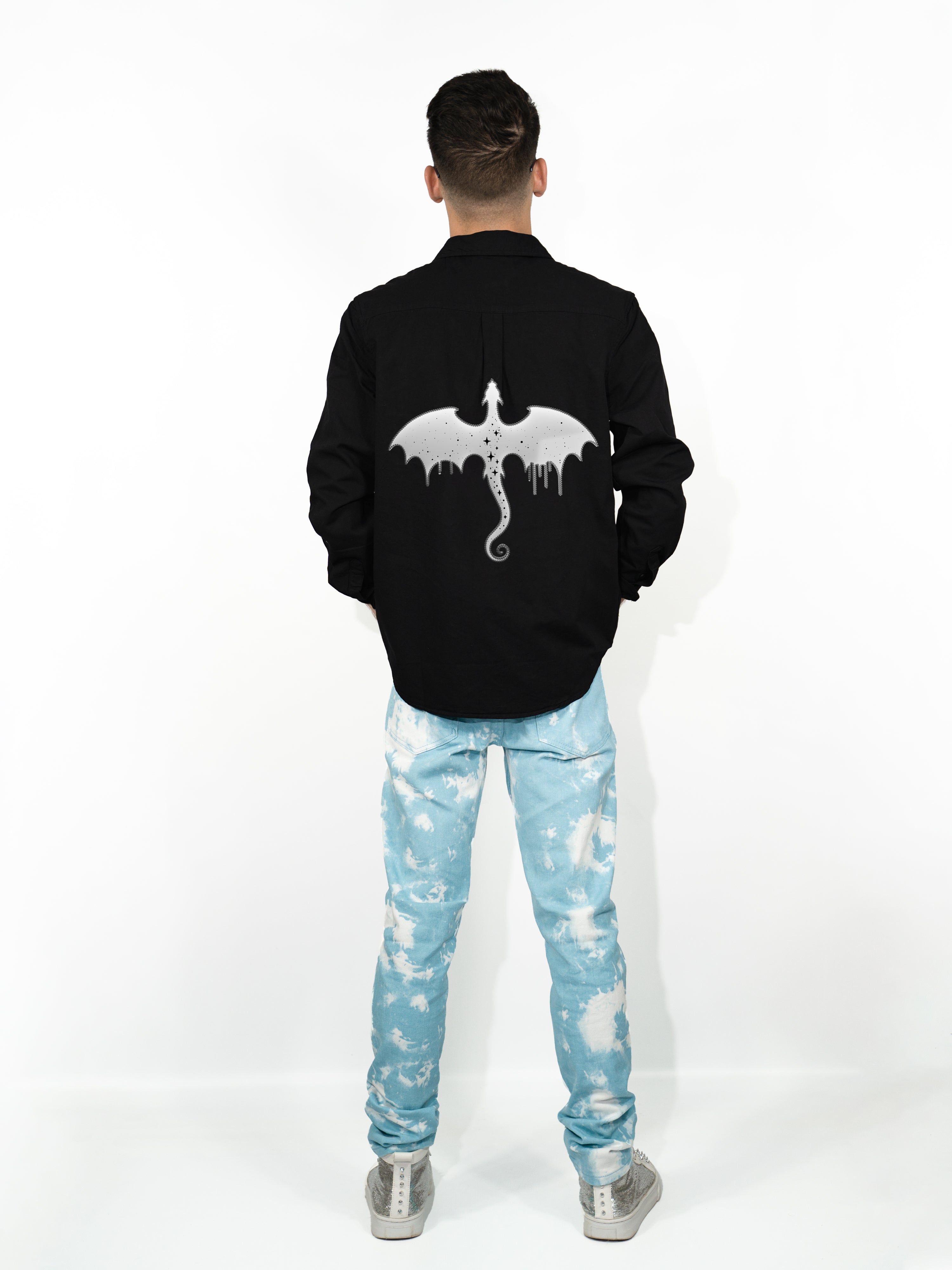 Crystalized2 DRAPE Shirt
