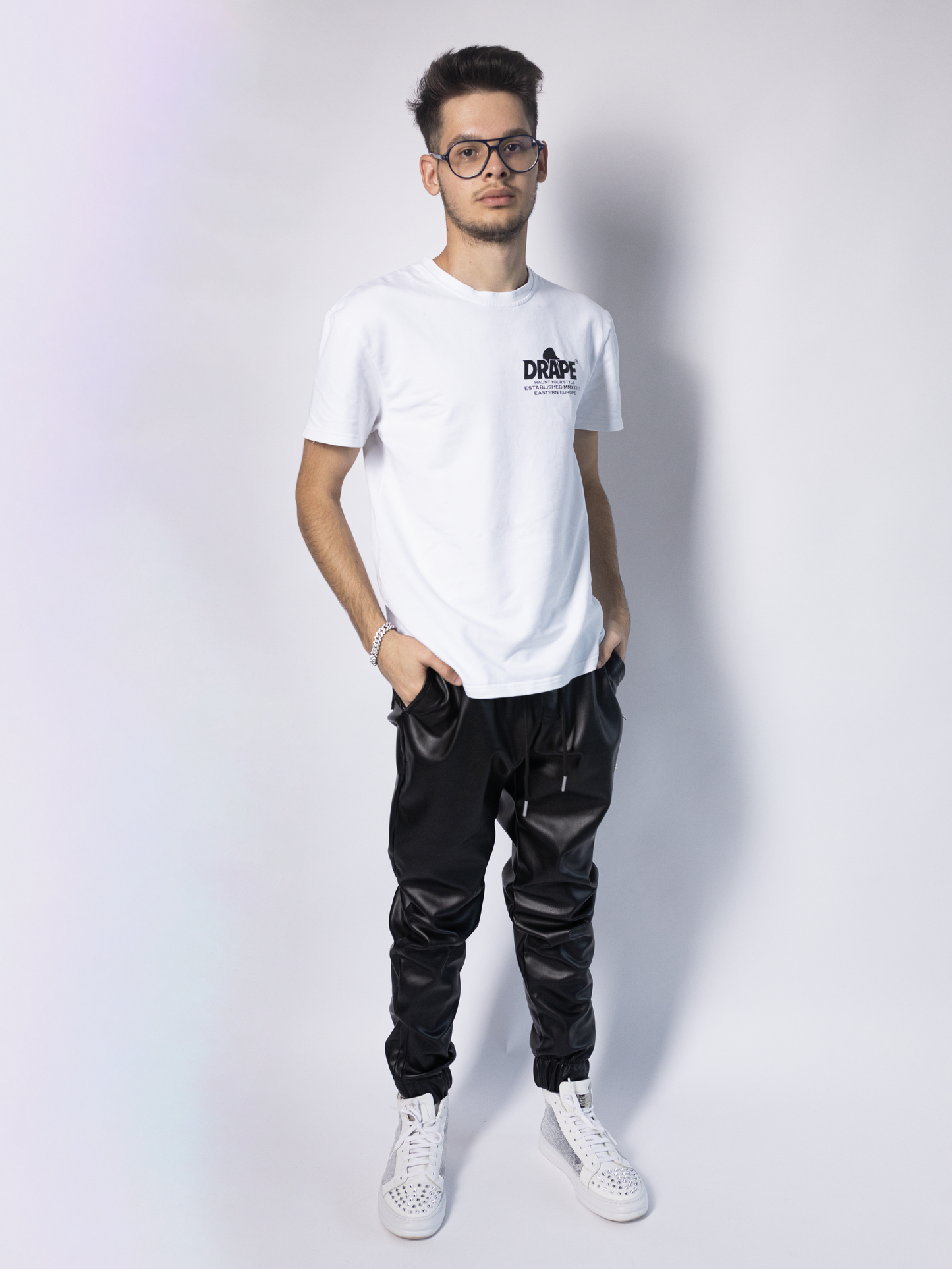 CosmicTrail DRAPE Leather Pants