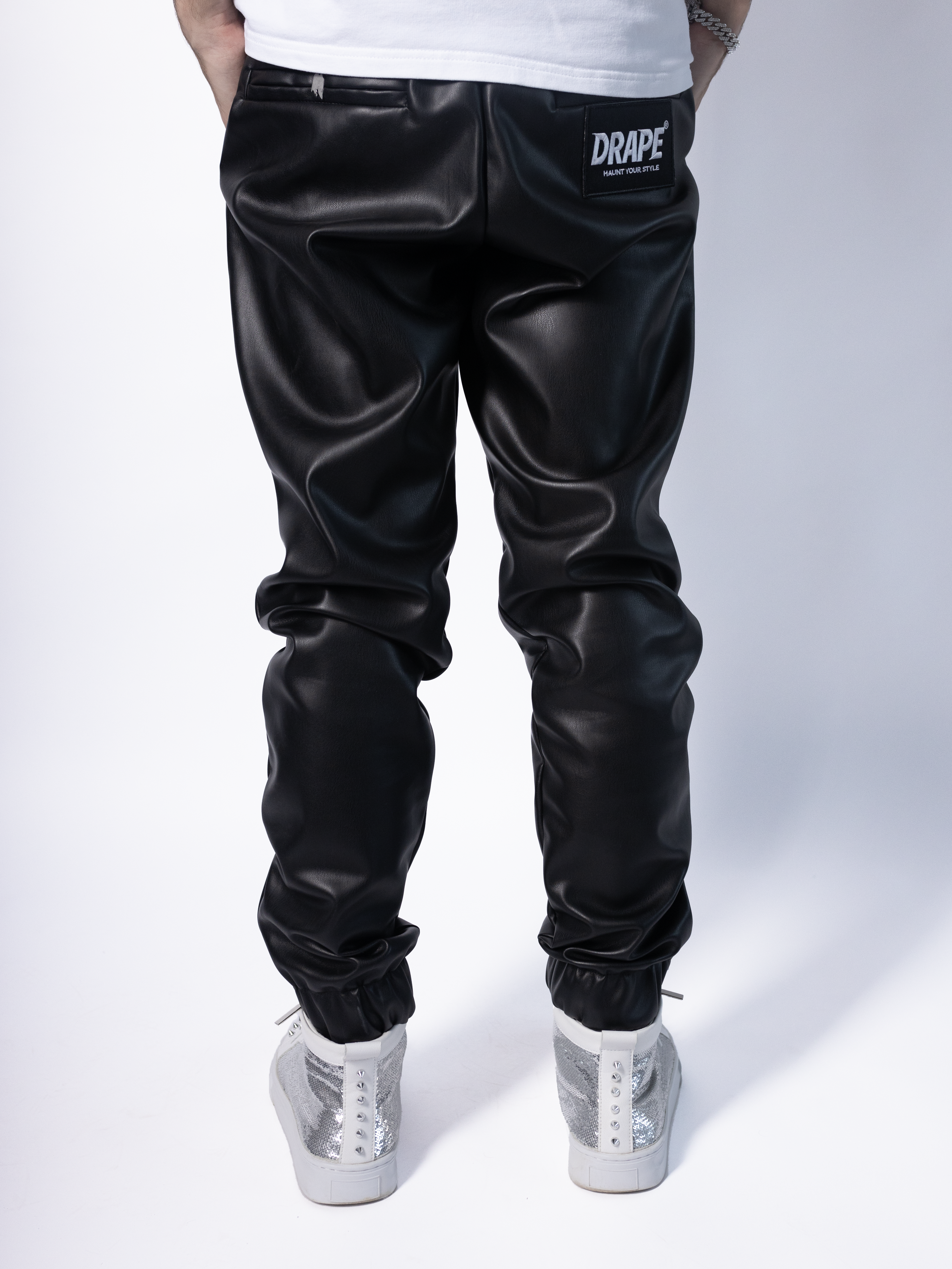 CosmicTrail DRAPE Leather Pants