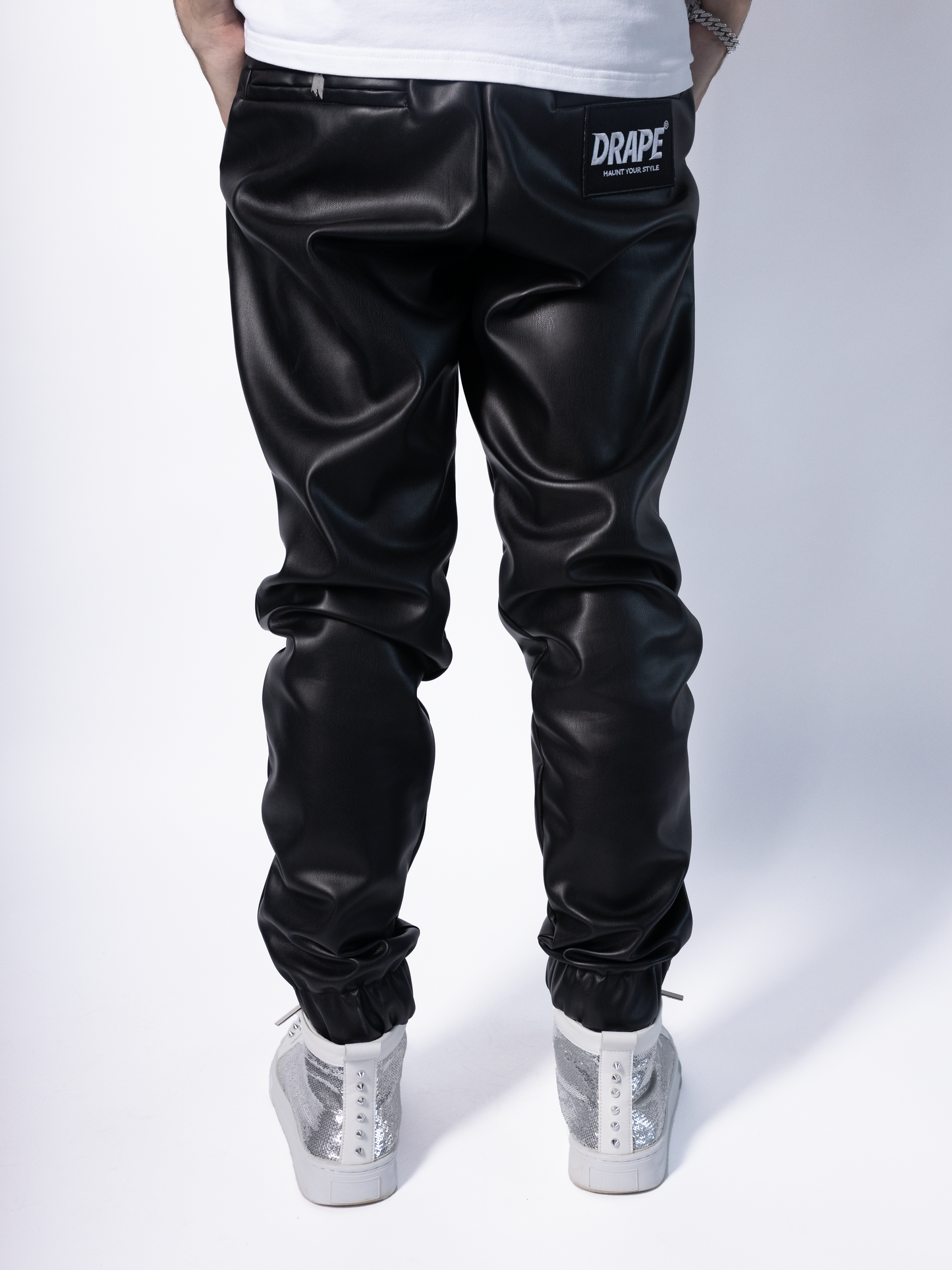 CosmicTrail DRAPE Leather Pants