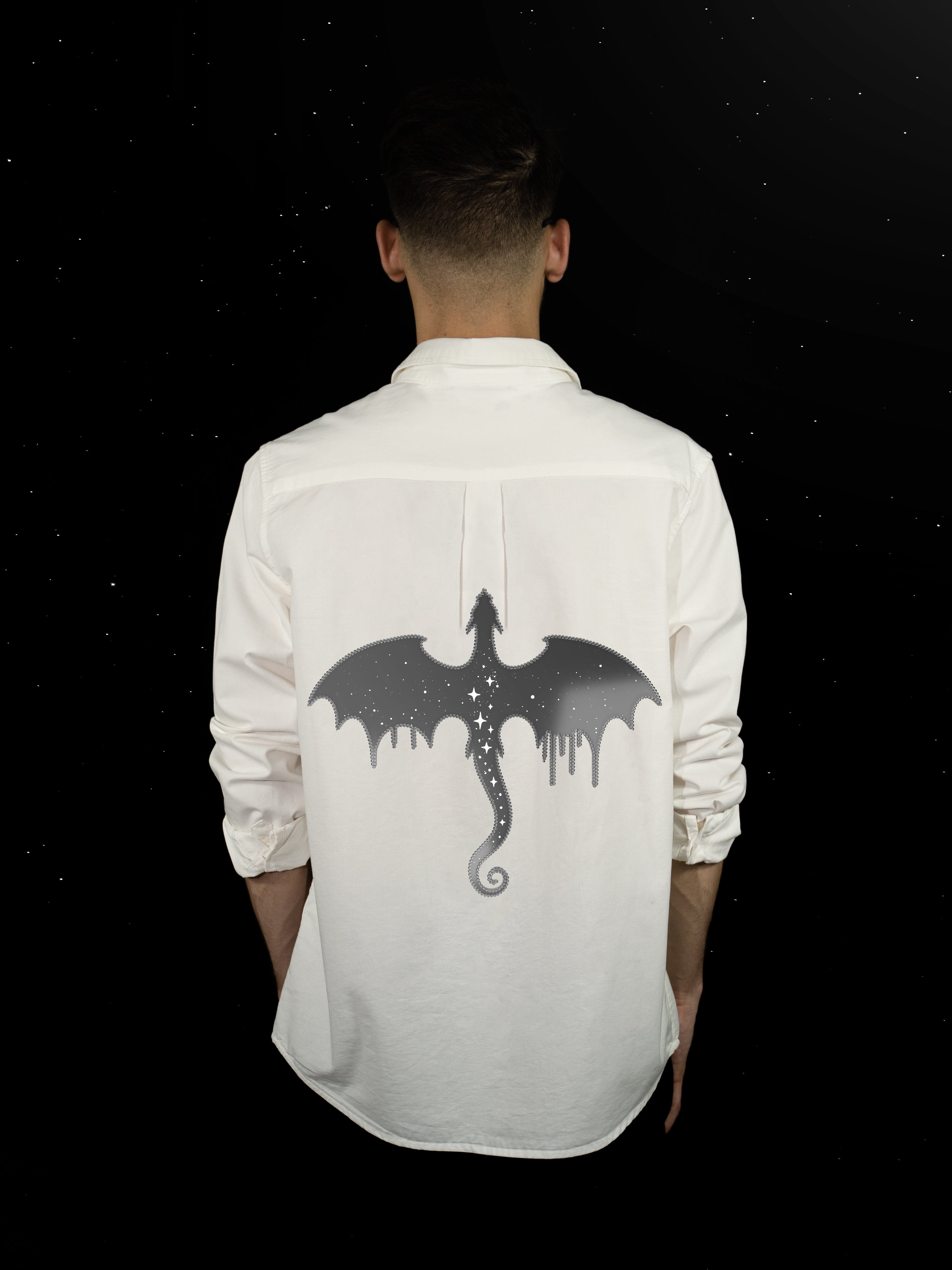 Crystalized1 DRAPE Shirt